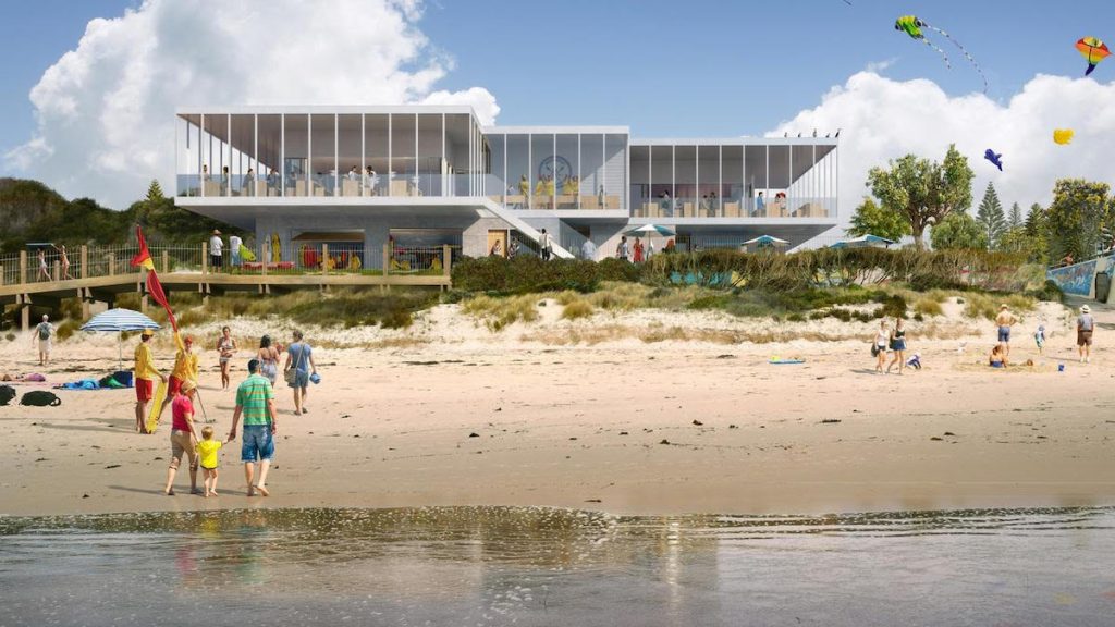 Normanville Surf Life Saving Club artist's impression